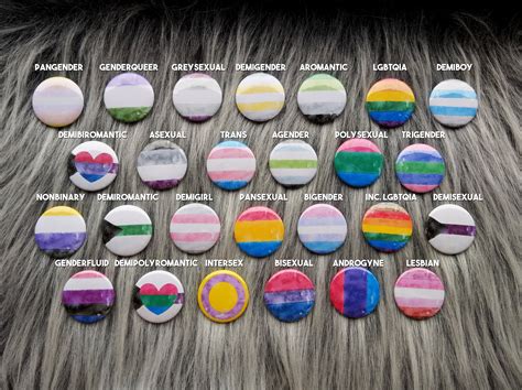 Demisexual Polyromantic Badge Lgbt Pins Queer Pride T Etsy