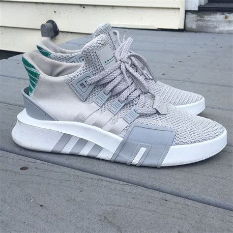 adidas shoes adidas eqt basketball adv grey color graywhite size  sneakers men