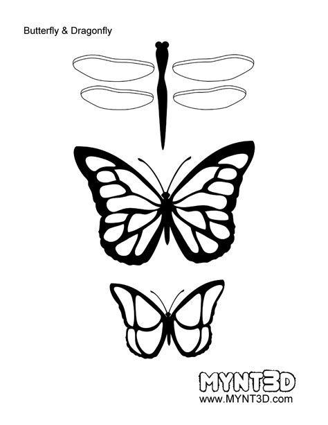 butterfly wings template