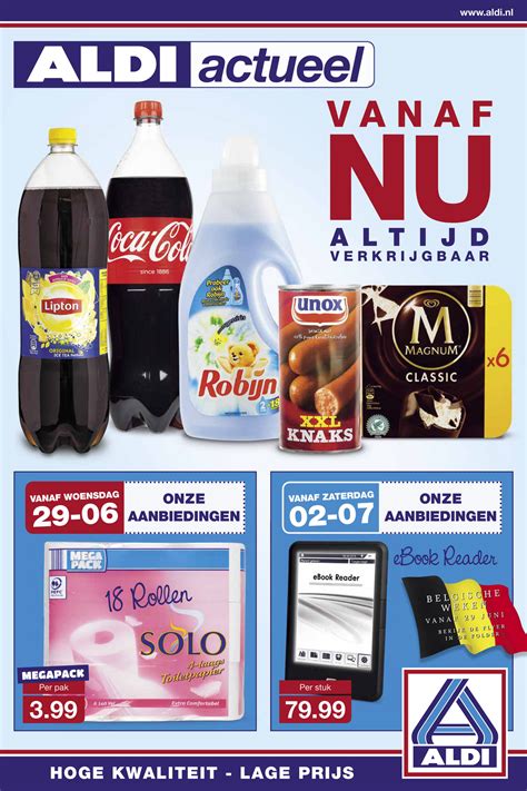 folderaanbiedingen aldi folder  juni tm  juli  pagina