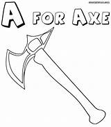 Coloring Axe Ax 1000px 35kb Color sketch template