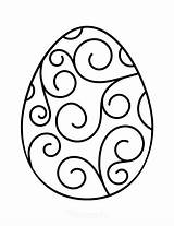 Easter Printables Swirly sketch template