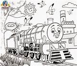 Coloring Thomas Tank Engine Pages Filminspector Printable sketch template