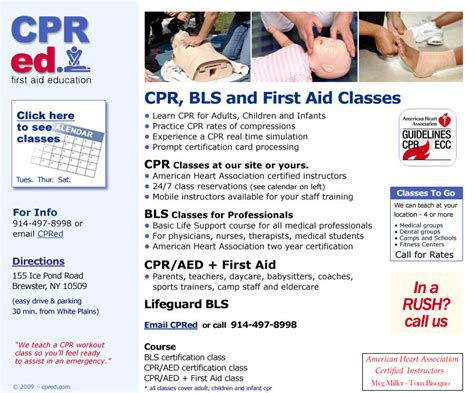 first aid training american heart association cpr first