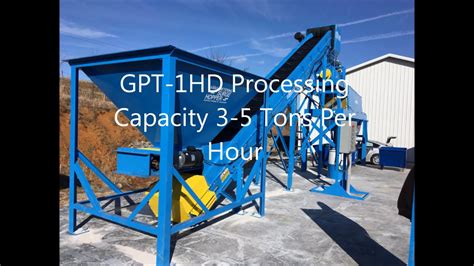 process   tons hour gpt hd glass pulverizer recycling system youtube