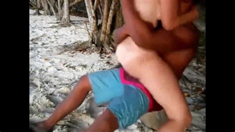 white girl fucks black guy on beach free porn e1 xhamster