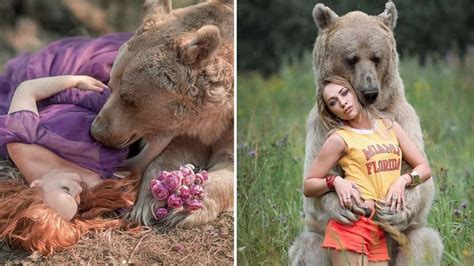 the bizarre story behind these sensual photos of women and bears vice