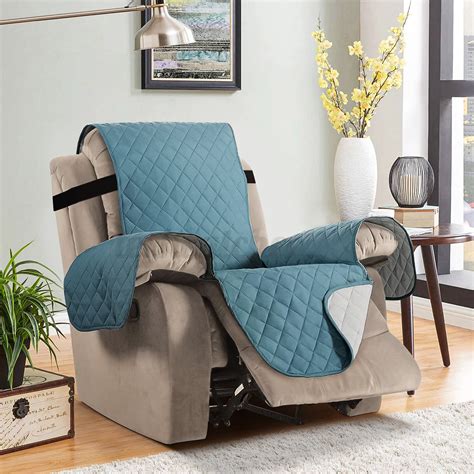 oversized recliner chair covers couch sofa slipcover double diamond quilted soft ebay