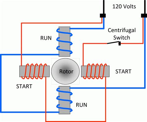 phase ac motor circuit diagram
