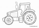 Tractor Coloring Pages Kids Printable Transport Sheets Print Template Backhoe Color Preschool Drawings Transportation Cute Boys Vehicles Coloing Templates Deere sketch template