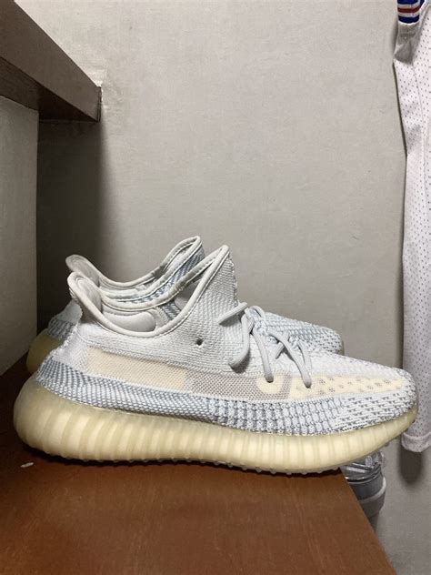 adidas yeezy boost   cloud white  reflective aftermarket