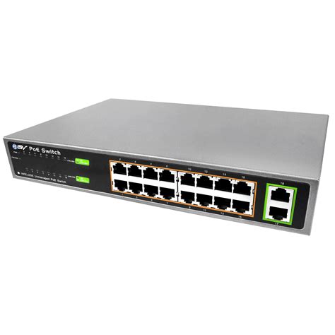 bv tech  port poe   port gigabit switch