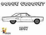 Coloring Dodge Pages Coronet Car Muscle 1968 Cars Yescoloring Brawny American sketch template