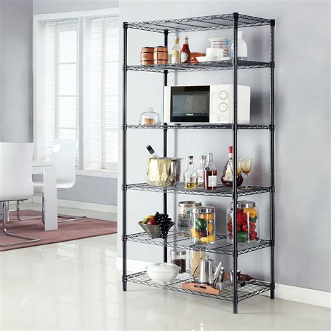 tier wire shelving metal wire shelf storage rack durable organizer unit perfect  kitchen