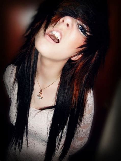blue eyes emo girl and hair image 24898 on