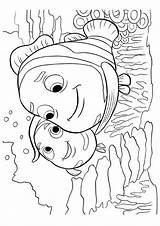 Nemo Coloring4free Aquarium Mama Marlin Procurando Squirt Dibujosonline Categorias sketch template