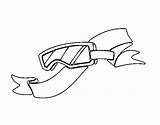 Safety Glasses Coloring Coloringcrew sketch template