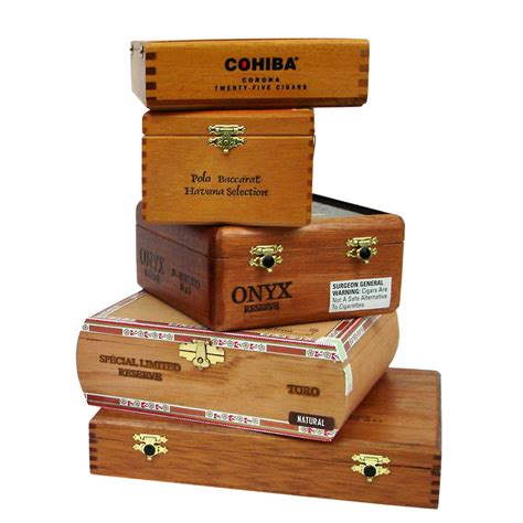 classic empty cigar boxes  pack