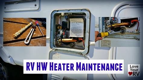 rv hot water heater maintenance suburban swde youtube