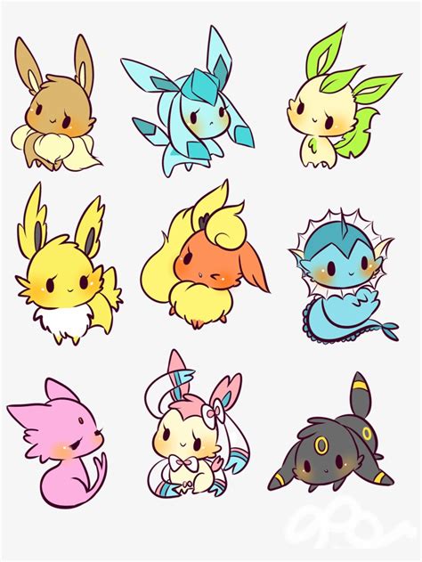buttons   eevee evolutions drawing  png