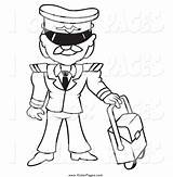 Pilot Drawing Coloring Pages Getdrawings sketch template