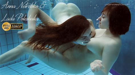 Underwater Show Two Dressed Beauties Underwater Anna Netrebko And Lada