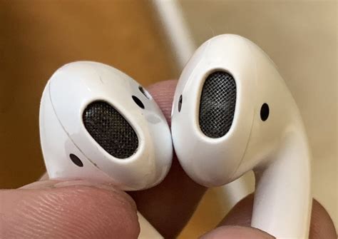 deep cleaned  airpods forgot    holes   mesh