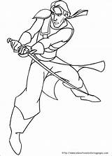 Sinbad Coloring Pages sketch template