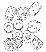 Coloring Cookie Pages Cookies Popular Books sketch template