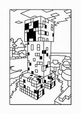 Coloring Pages Minecraft Getdrawings sketch template
