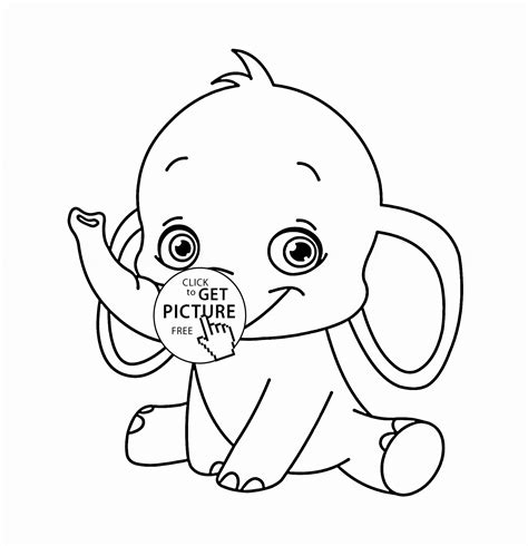 elephant face coloring page bubakidscom