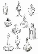 Potion Bottles Tattoos Tattoo Bottle Drawing Wonderland Deviantart Alice Drawings Dessin Filler Google Halloween Sketches Witch Simple Cool Pages Sketch sketch template