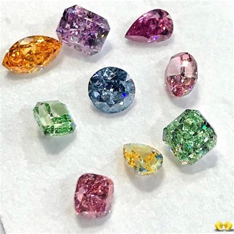 rare vivid spectacular selection  rare fancy color diamonds  novels collection credit