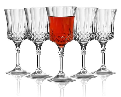 Wedding And Party Supplies Crystal Clear Disposable Plastic Stemware 11
