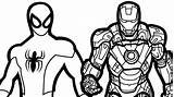 Stampare Ironman sketch template