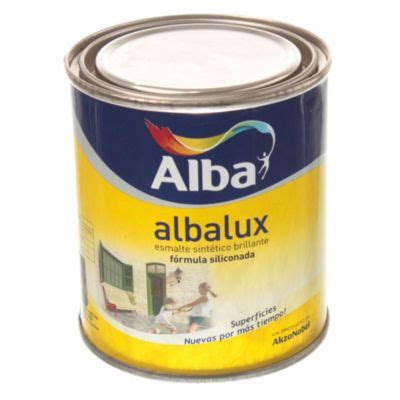 esmalte albalux sintetico brillante marron   alba