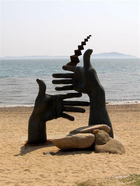Sculpture Beach Of The Coast Of Incheon S Korea