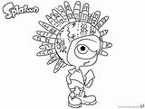 Splatoon Coloring Pages Murch Printable Inkling Sketch Getcolorings Print Template Comments Bettercoloring sketch template