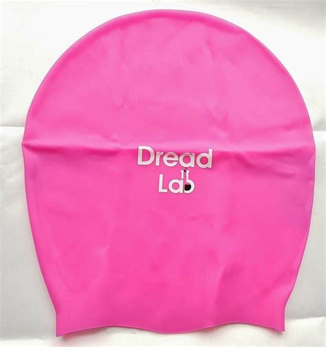 Extra Large Swim Cap Shocking Pink Dreadlocks Extensions Swim Caps