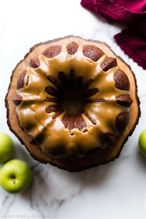 glazed apple bundt cake sallys baking addiction