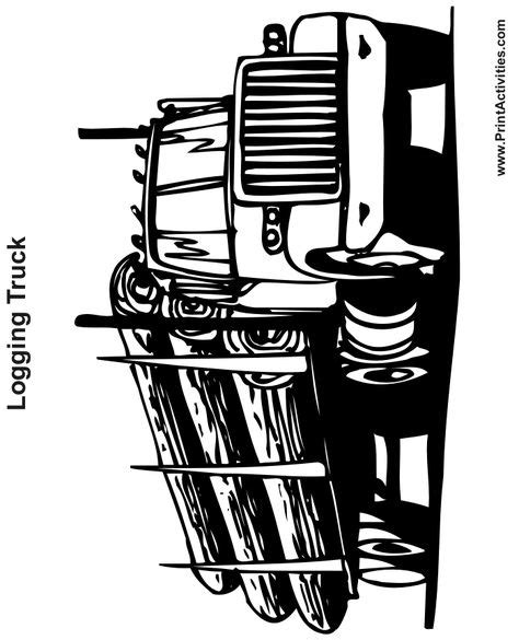 logging truck colouring pages truck coloring pages truck tattoo