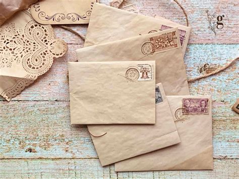 vintage envelopes  templates