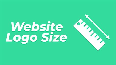 logo size   website