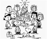 Charlie Coloring Brown Christmas Pages Thanksgiving Peanuts Snoopy Pumpkin Great Printable Clip Tree Linus Kids Clipart Print Color Pageant Movie sketch template