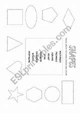 Shapes Coloring Worksheet Preview sketch template