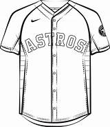 Astros Jersey sketch template