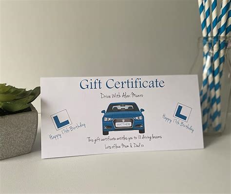 share    driving lessons gift card template super hot