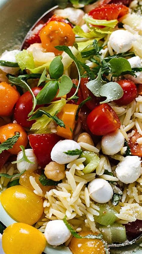 orzo picnic salad the clever carrot recipe delicious salads