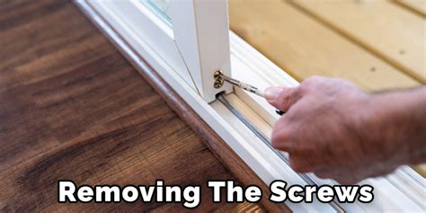 remove fixed panel  sliding glass door   easy steps