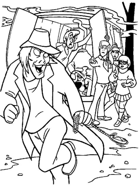 scooby doo coloring pages  childrens printable